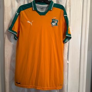 Puma Cote D’Ivoire Ivory Coast soccer futbol jersey